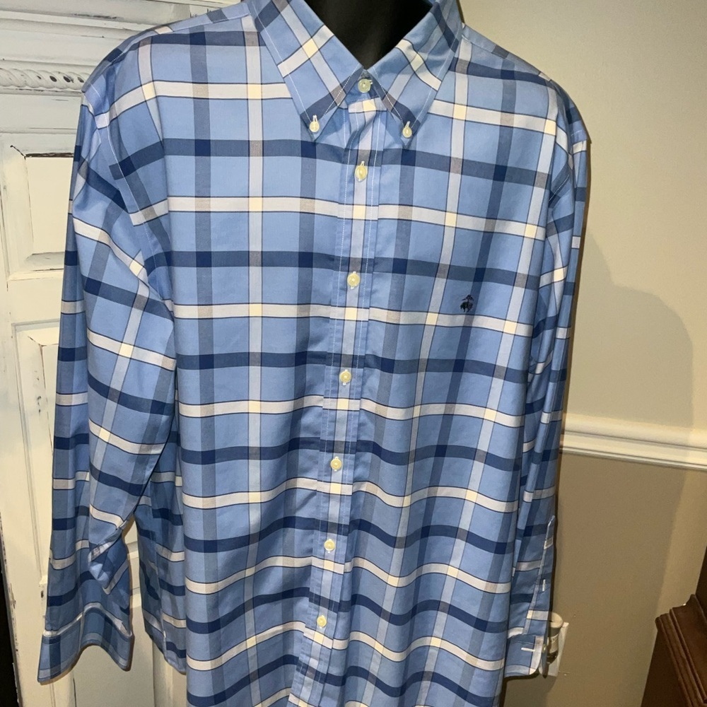 Brooks Brothers 1818 REGENT The Original Polo Shirt NON-IRON All Cotton Size XXL